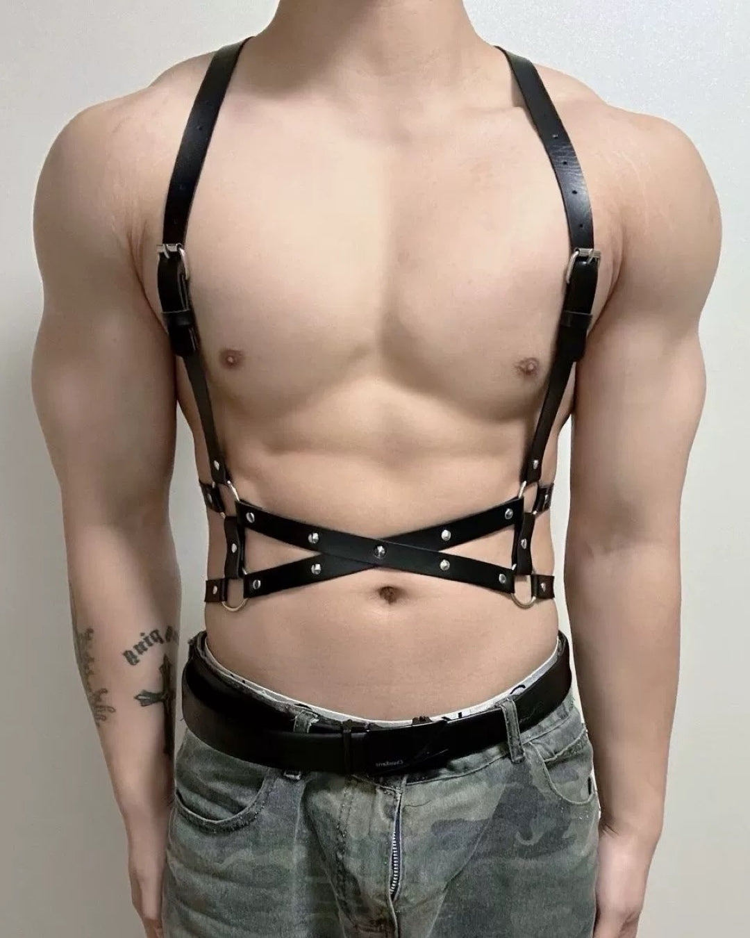 TITAN MEN’S LEATHER GARTER HARNESS