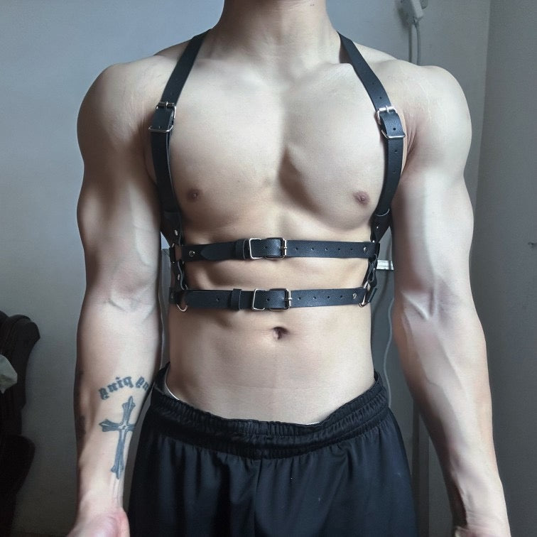 TITAN MEN’S LEATHER GARTER HARNESS