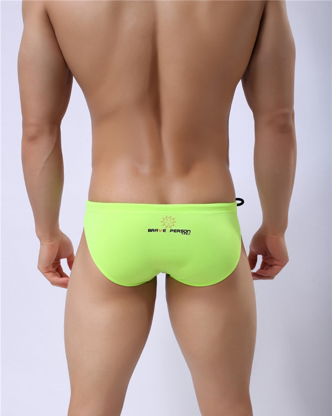 BRAVE PERSON MEN’S LOW WASIT BEACH BRIEFS SWIMWEAR