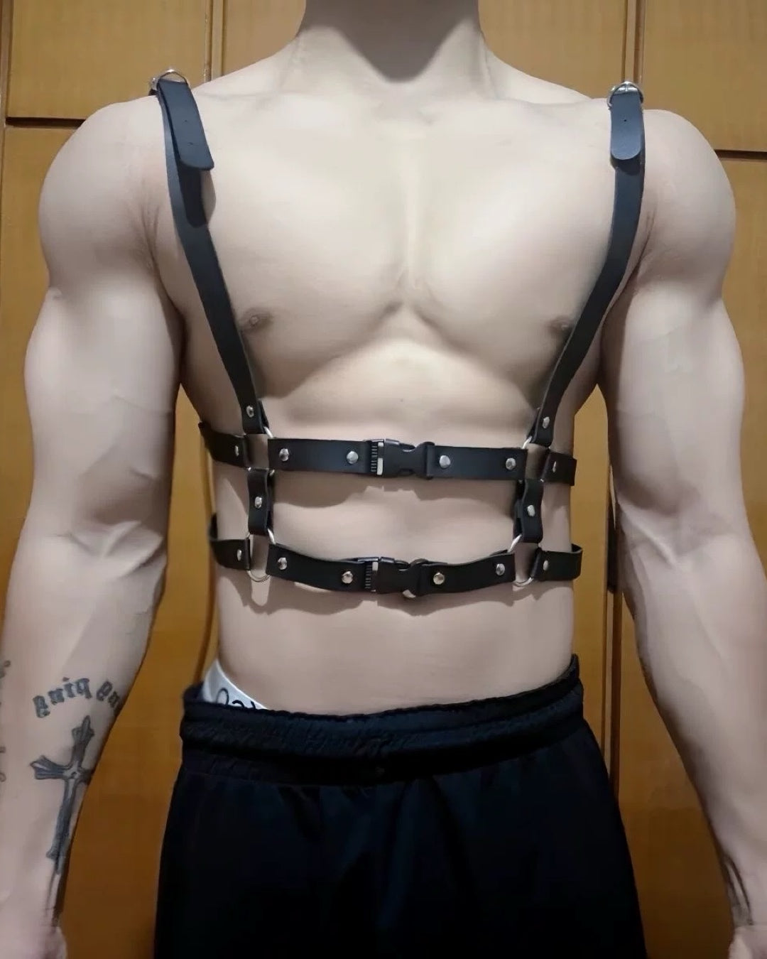 TITAN MEN’S LEATHER GARTER HARNESS