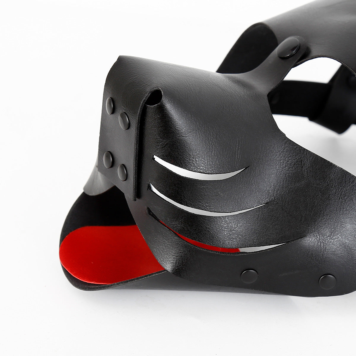 MEN’S PU LEATHER PUP PLAY MASK