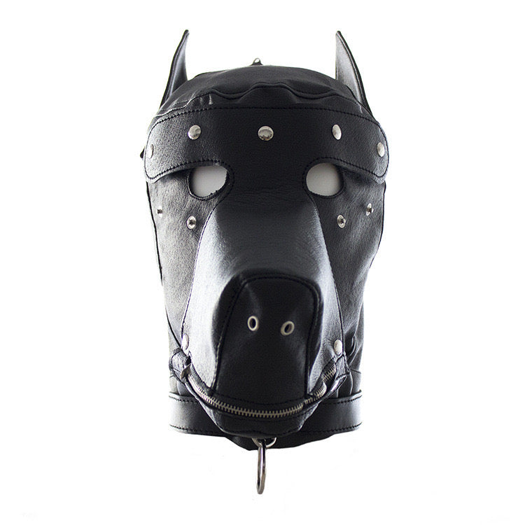 MEN’S BONDAGE PUP PLAY HOOD
