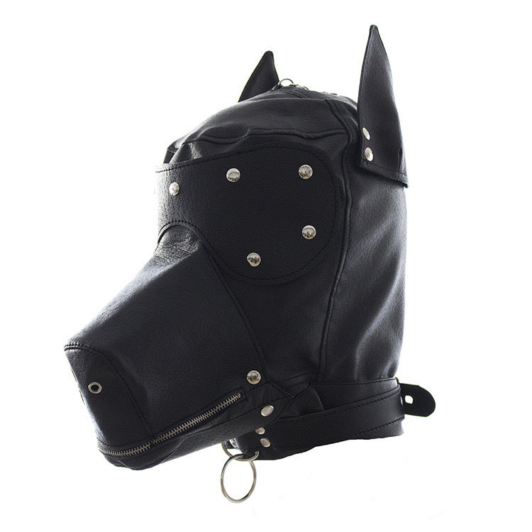 MEN’S BONDAGE PUP PLAY HOOD
