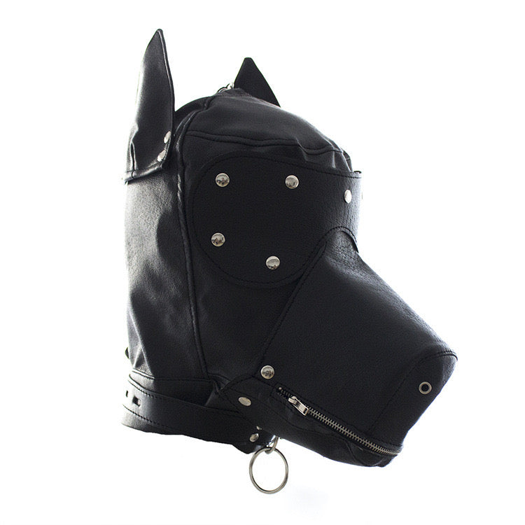 MEN’S BONDAGE PUP PLAY HOOD