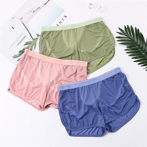 MEN’S INNER JOCKSTRAP ICE SILK SUMMER SHORTS