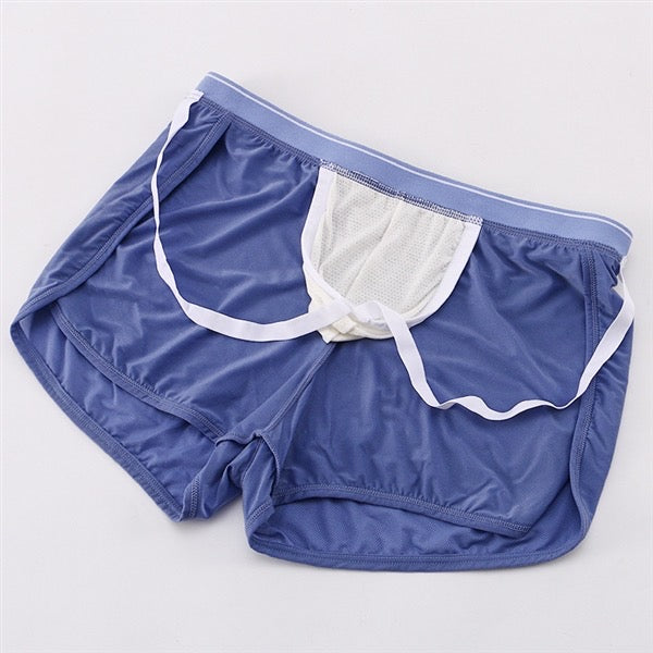 MEN’S INNER JOCKSTRAP ICE SILK SUMMER SHORTS