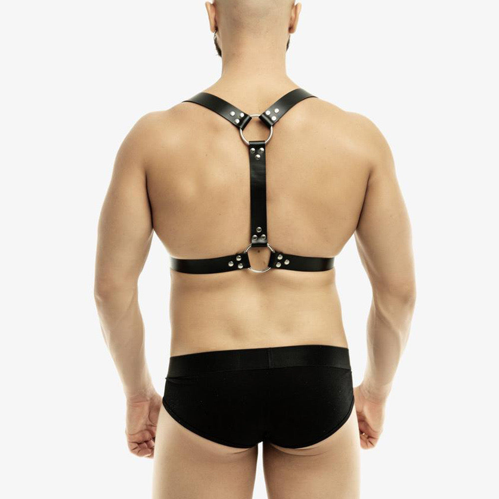 THE HADES MEN’S LEATHER SHOULDER HARNESS