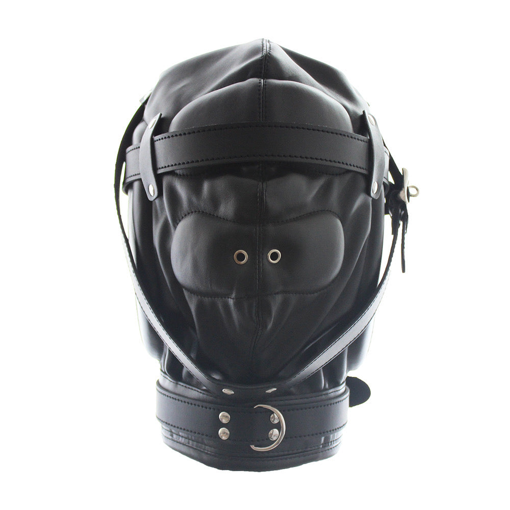MEN’S LEATHER SM ADULT COSPLAY HOODS