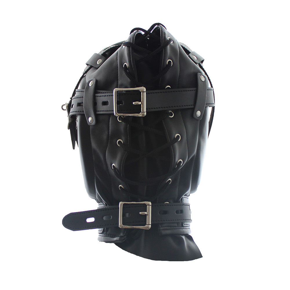 MEN’S LEATHER SM ADULT COSPLAY HOODS