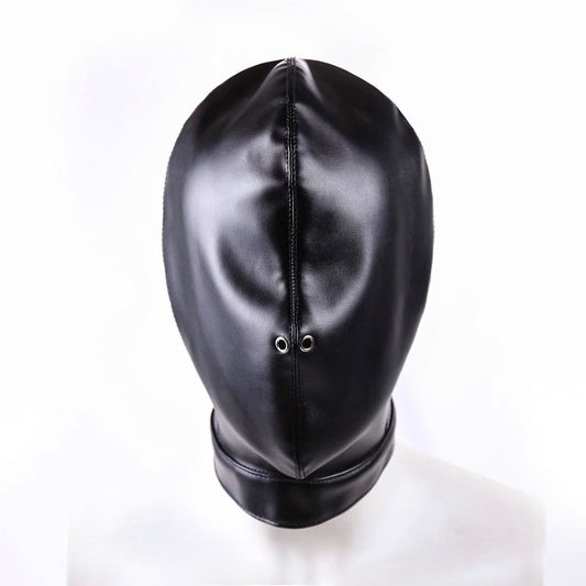 MEN’S  LEATHER SM ADULT COSPLAY HOODS