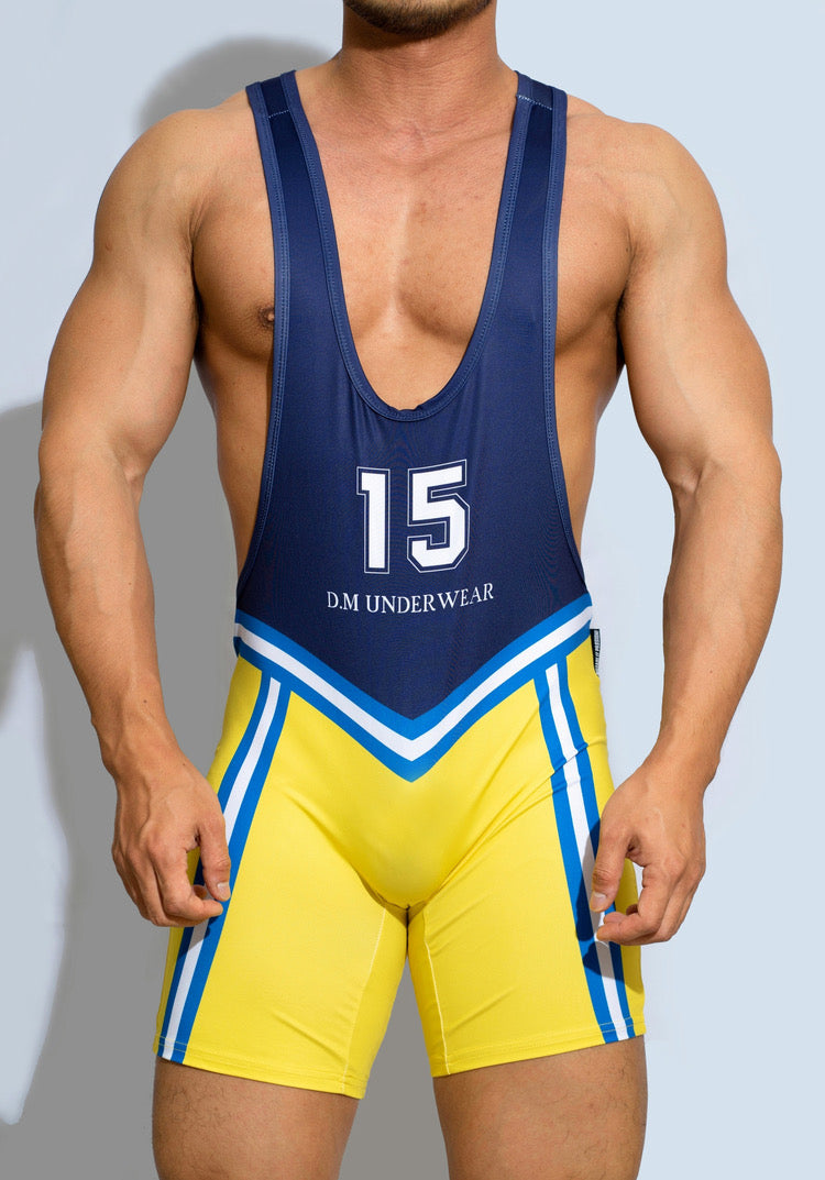 DM MEN’S ATHLETIC BOXER JUMPSUIT