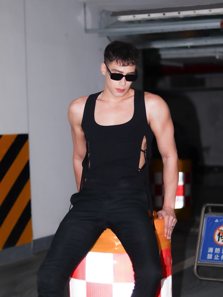LACE UP KOREAN TANK TOP