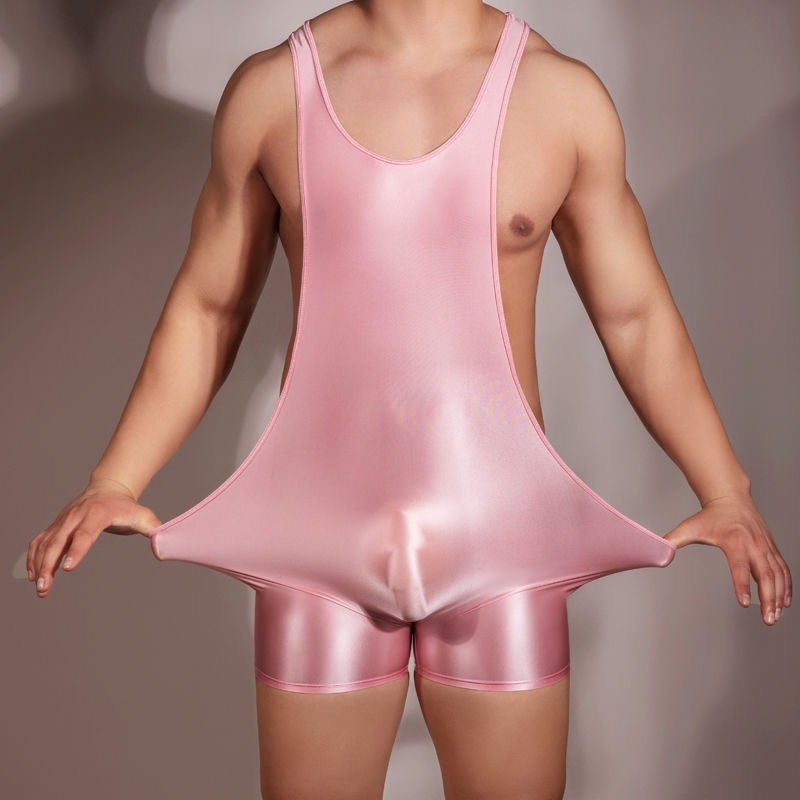 MEN’S PREMIUM GLOSSY SHEER BODYSUITS