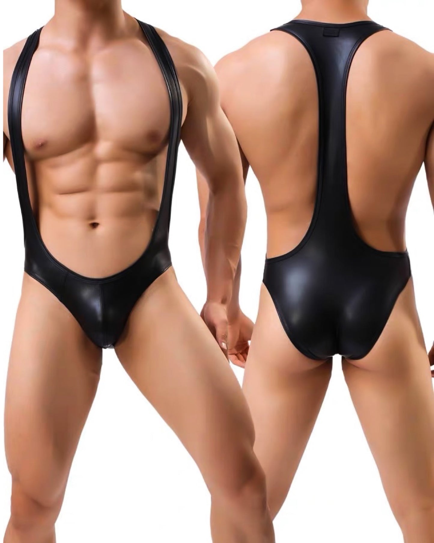 MEN’S LEATHER SINGLET