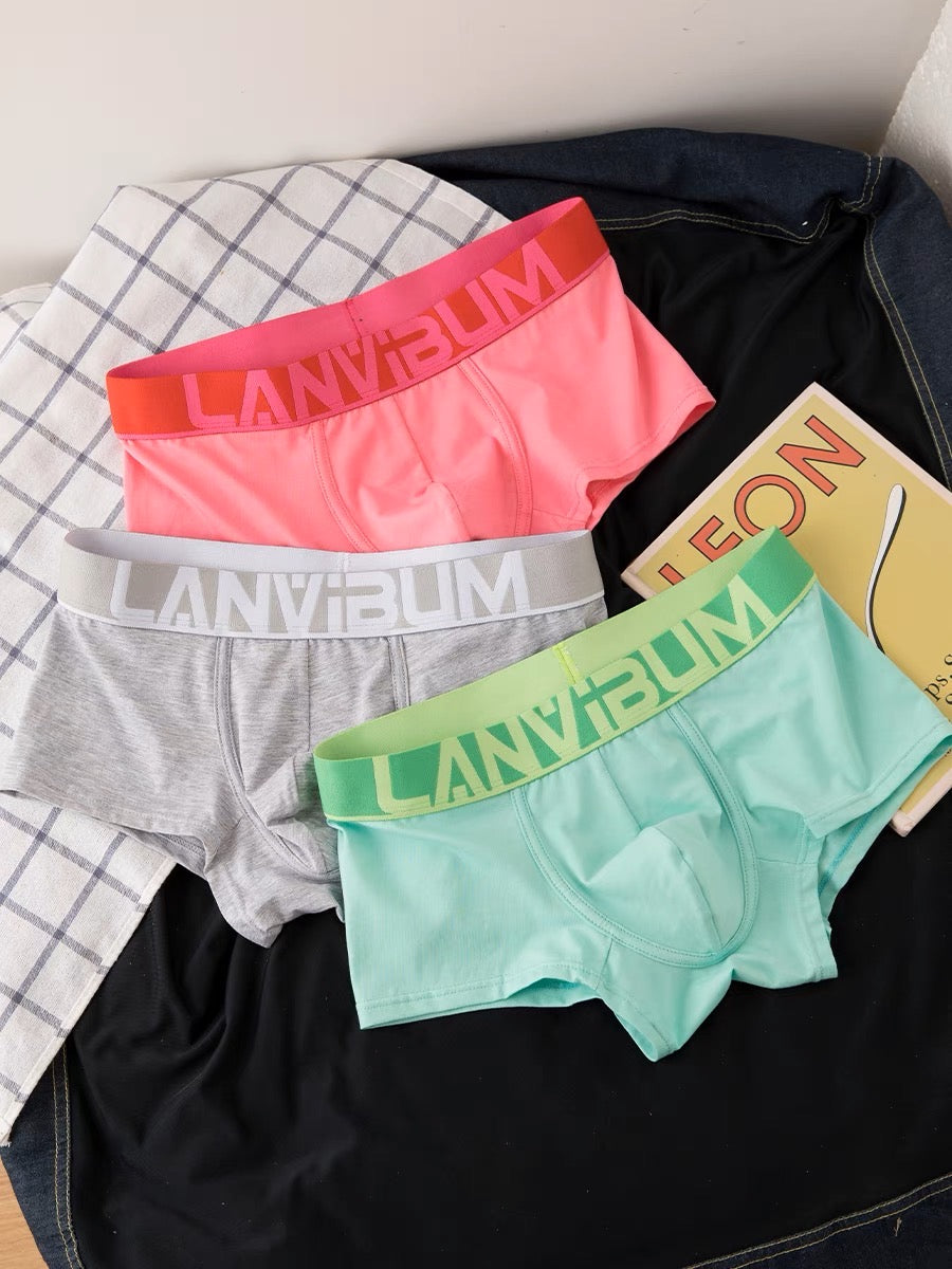 LANVIBUM MEN’S ATHLETIC BOXER BRIEFS