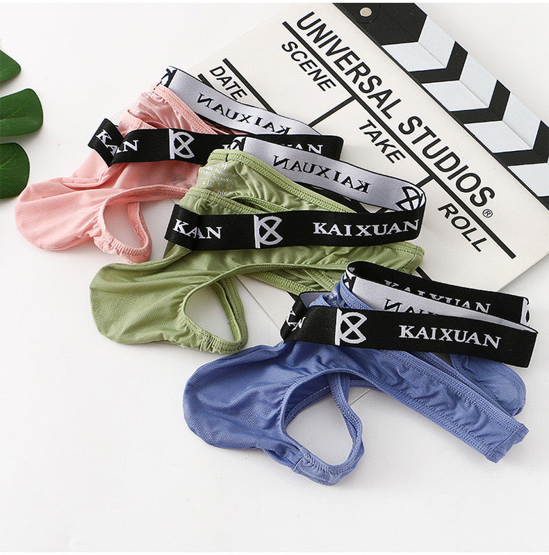 KAIXUAN ICE SILK MESH THONG