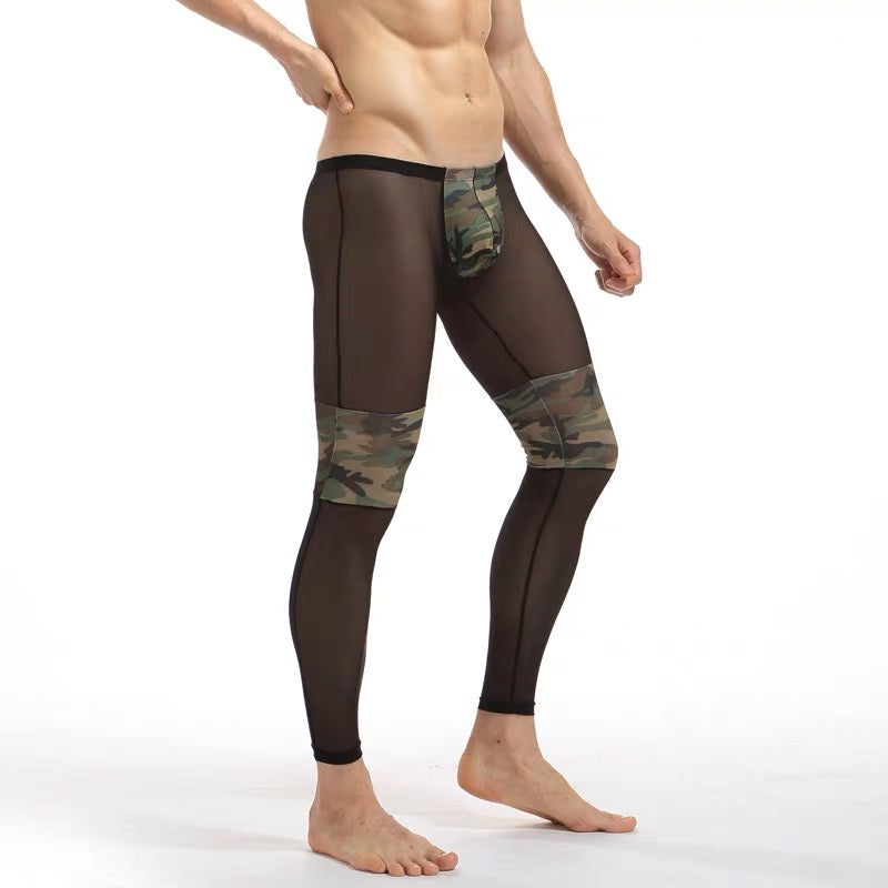 MEN’S CAMOUFLAGE MESH MEGGINGS