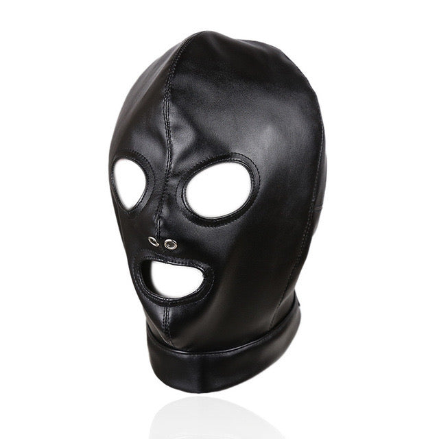 MEN’S LEATHER SM ADULT COSPLAY HOODS
