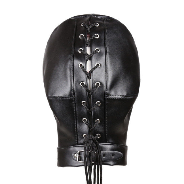 MEN’S LEATHER SM ADULT COSPLAY HOODS
