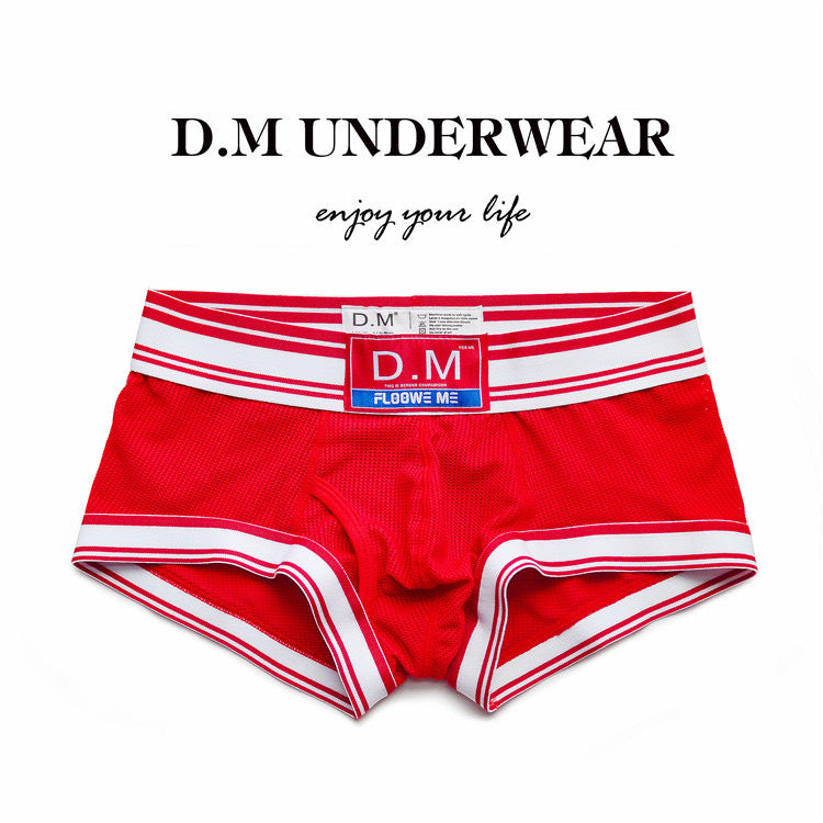 DM MEN’S MESH BOXER BRIEFS