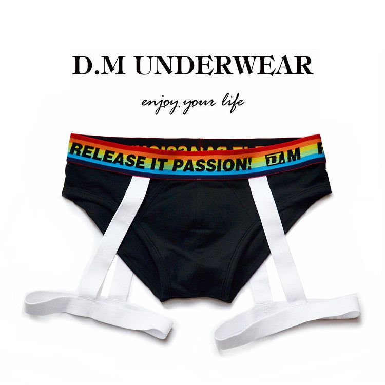 DM MEN’S LEG SUSPENDER BRIEFS
