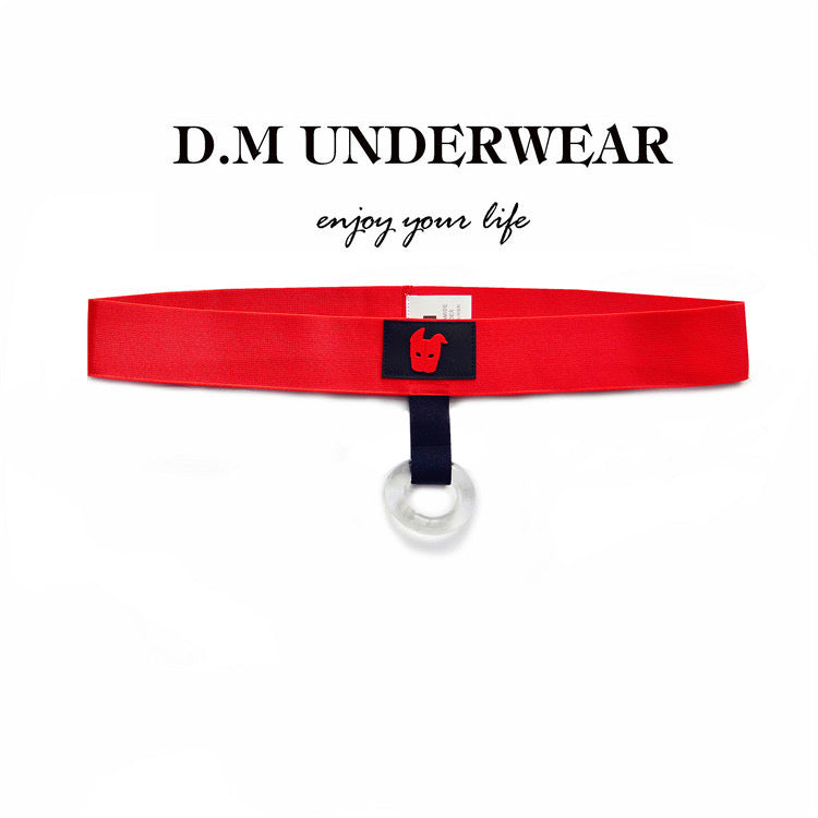 DM MEN’S LOW WAIST SILICONE RING JOCKSTRAP