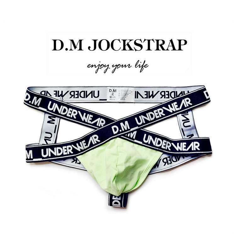 DM MEN’S LOW WAIST CROSS WAIST BAND JOCKSTRAP