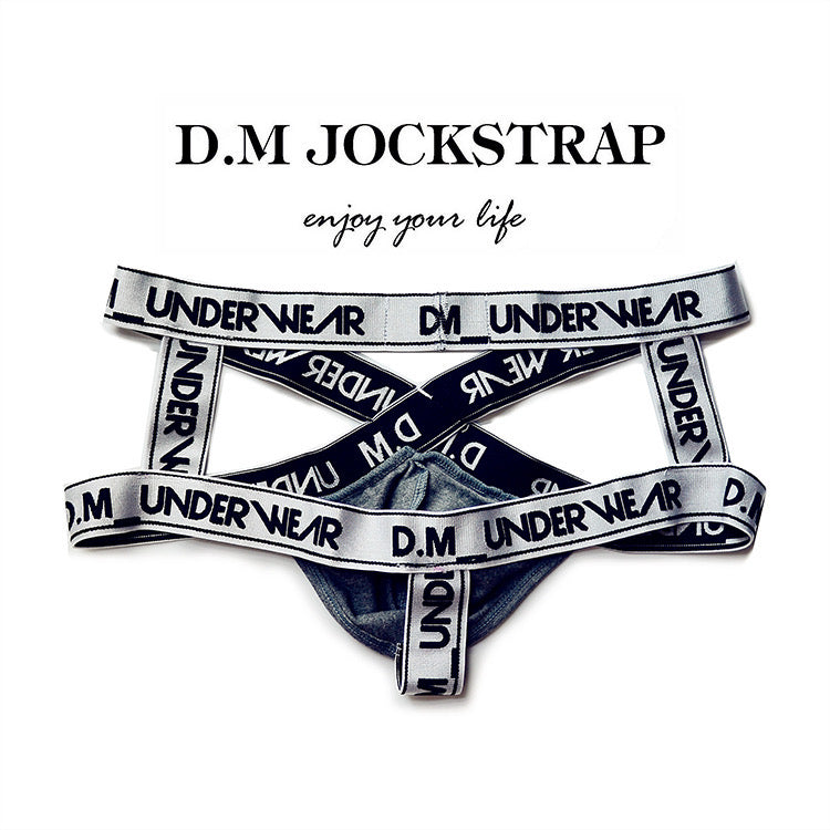 DM MEN’S LOW WAIST CROSS WAIST BAND JOCKSTRAP