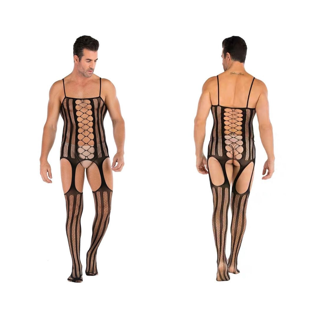 MEN’S FULL-BODY SHEER STOCKINGS