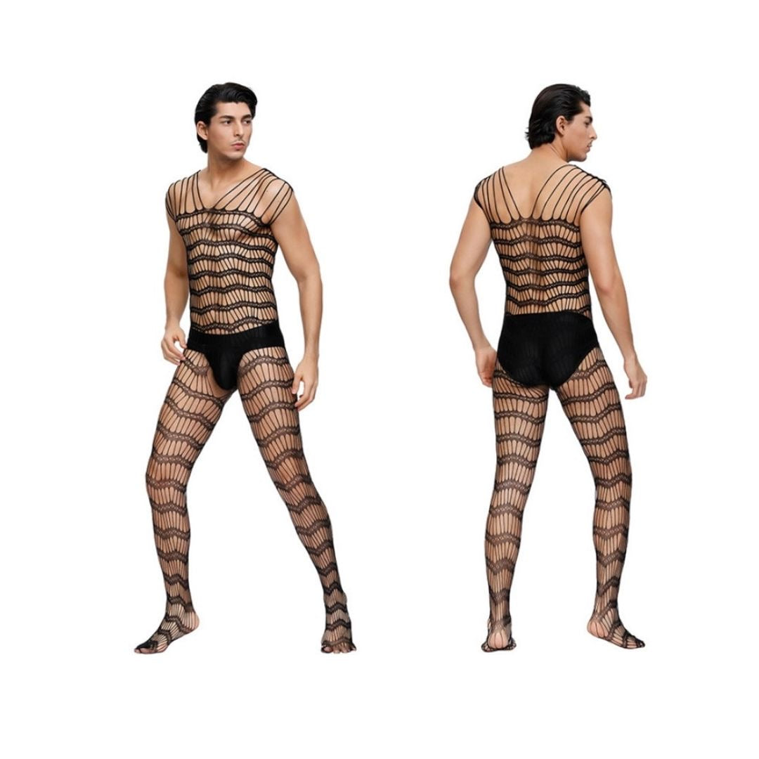 MEN’S FULL-BODY SHEER STOCKINGS