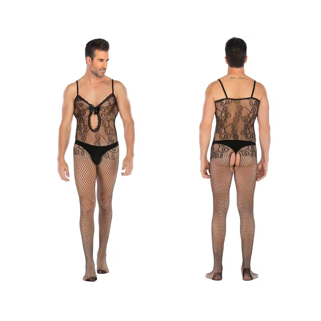 MEN’S FULL-BODY SHEER STOCKINGS