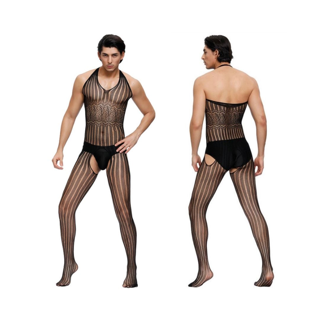 MEN’S FULL-BODY SHEER STOCKINGS