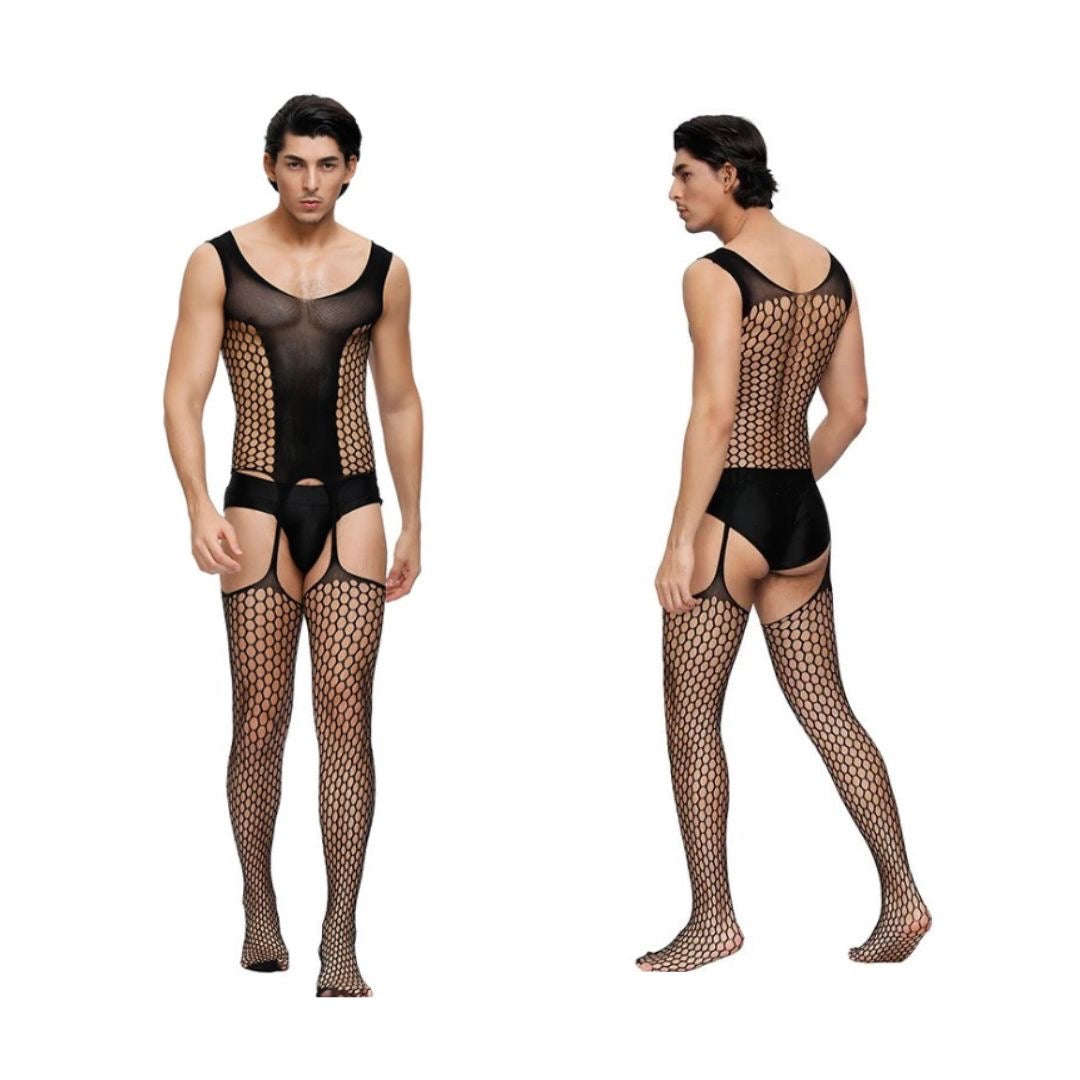 MEN’S FULL-BODY SHEER STOCKINGS