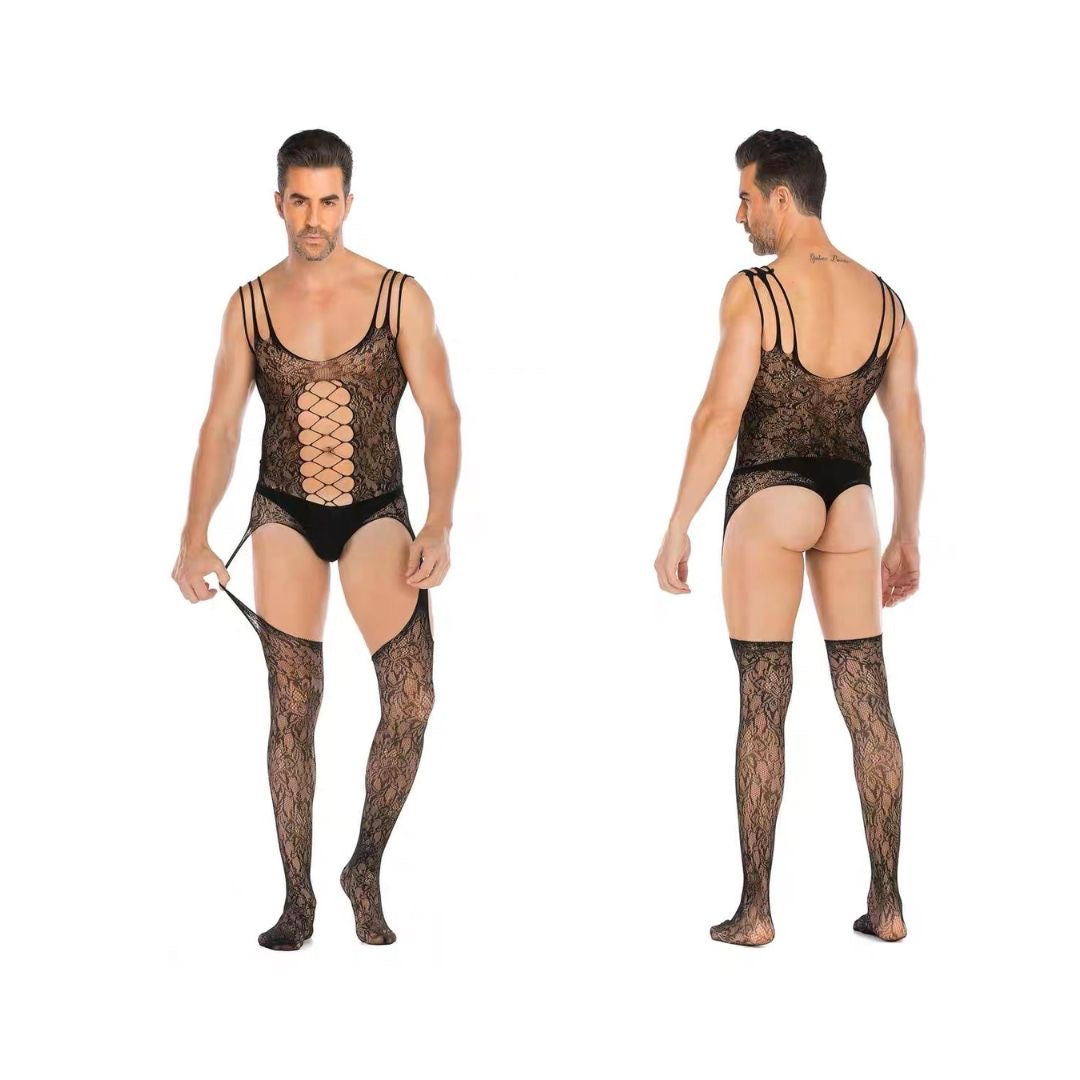 MEN’S FULL-BODY SHEER STOCKINGS
