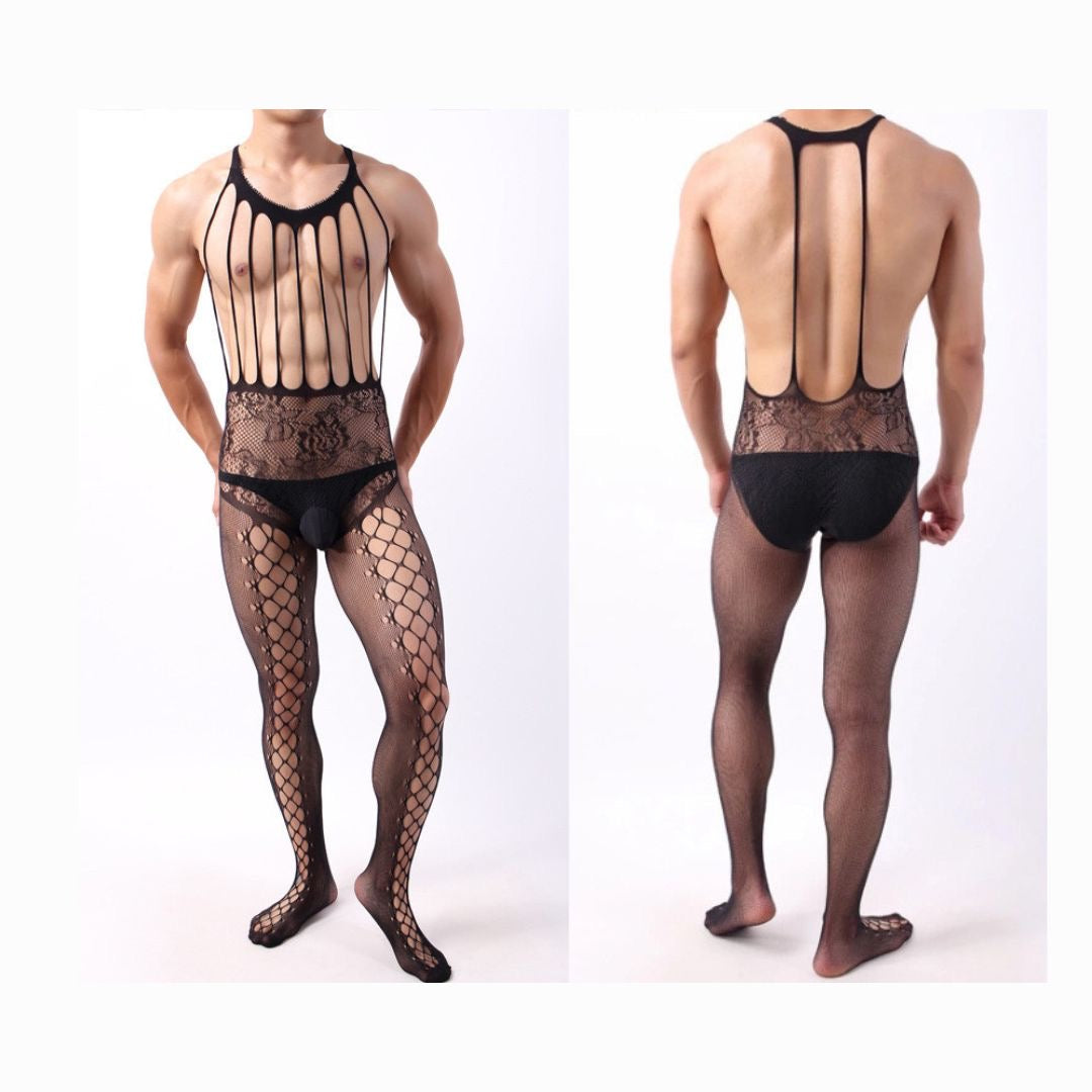 MEN’S FULL-BODY SHEER STOCKINGS
