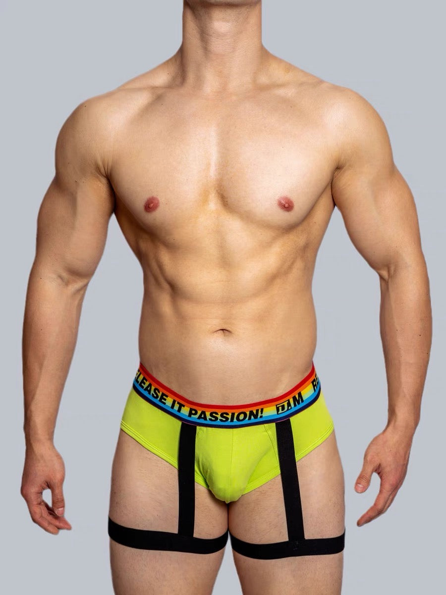 DM MEN’S LEG SUSPENDER BRIEFS