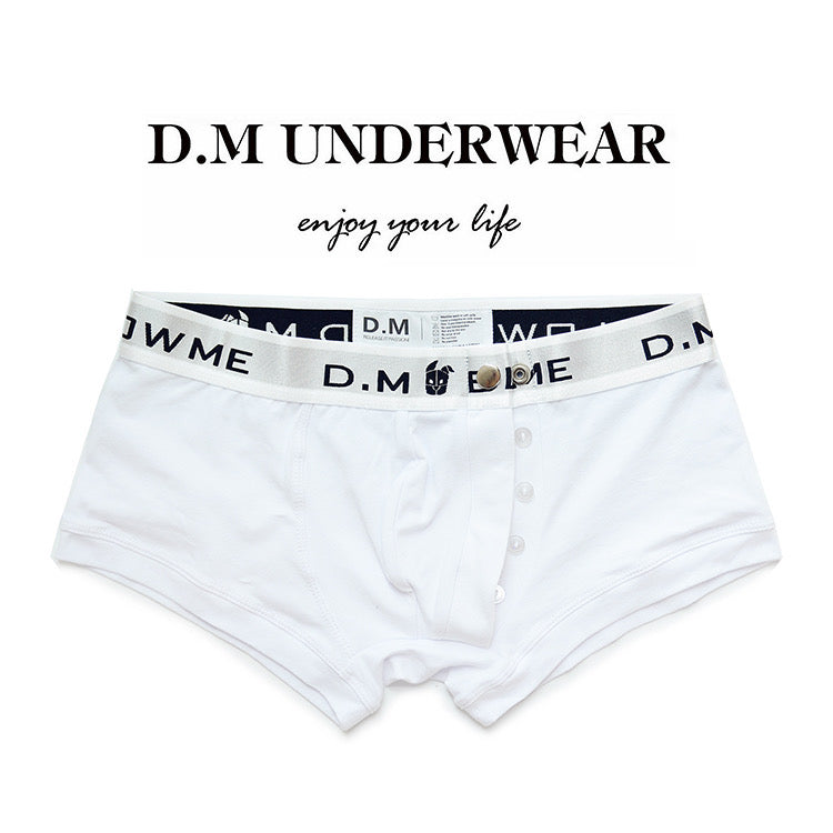 DM MEN’S BLOW ME BUTTONED BOXER BRIEFS