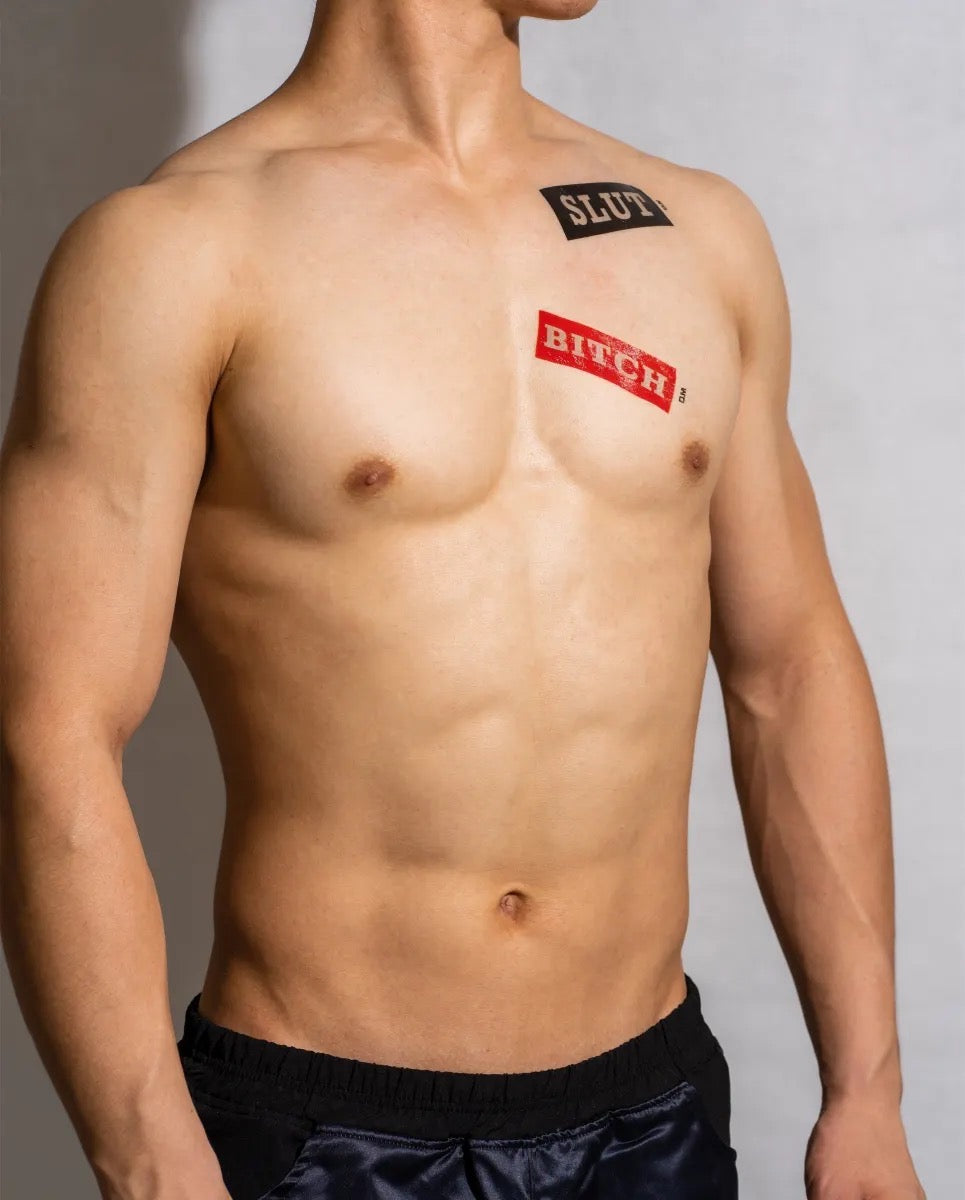 DM MEN’S TRENDY BODY TATTOO STICKERS