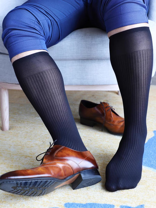 MEN’S CLASSIC STRIPED BUSINESS SOCKS