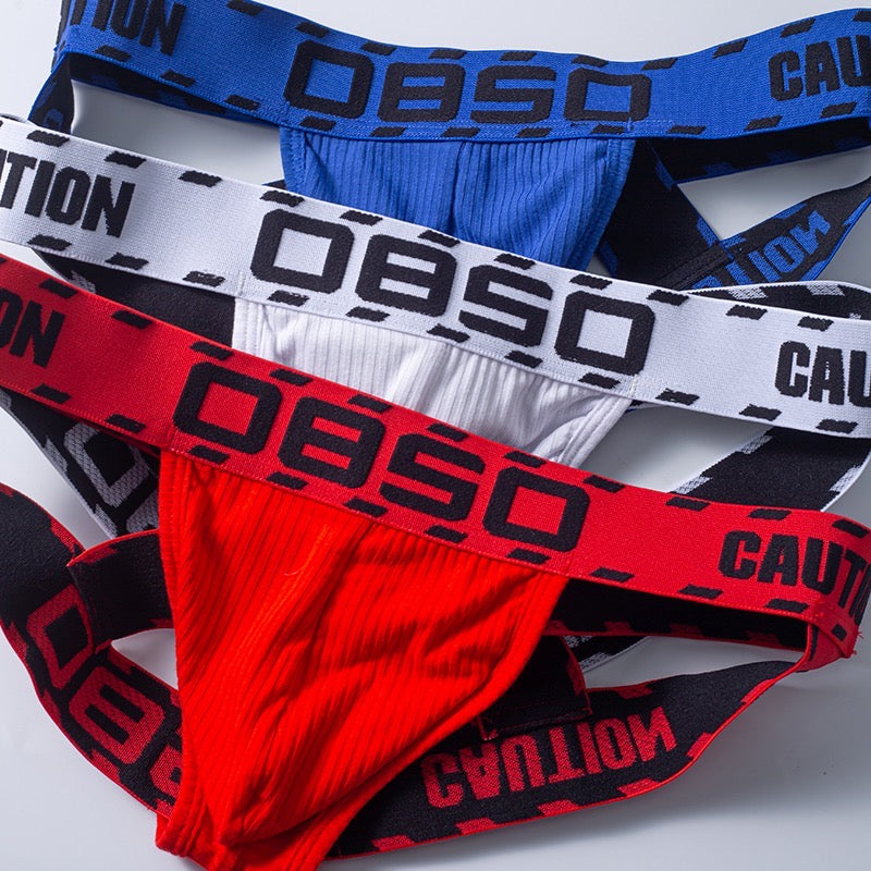 OBSO MEN’S CROSS STRAP BUM LIFTING JOCKSTRAP