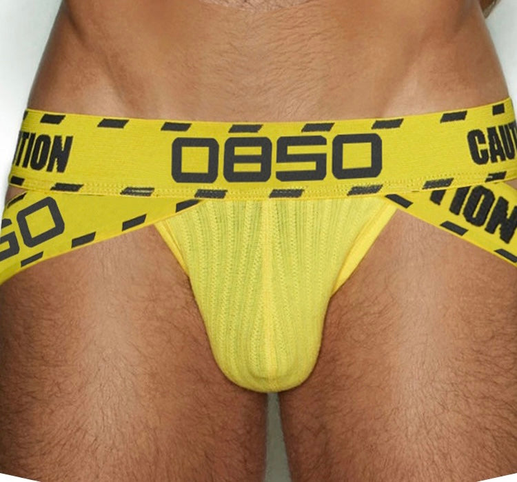 OBSO CAUTION MEN’S SPORTS JOCKSTRAP