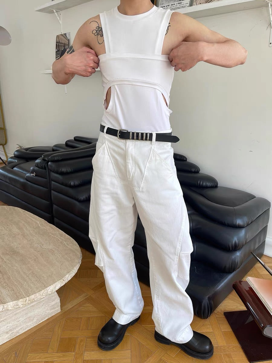 IRREGULAR SUMMER KOREAN TANK TOP