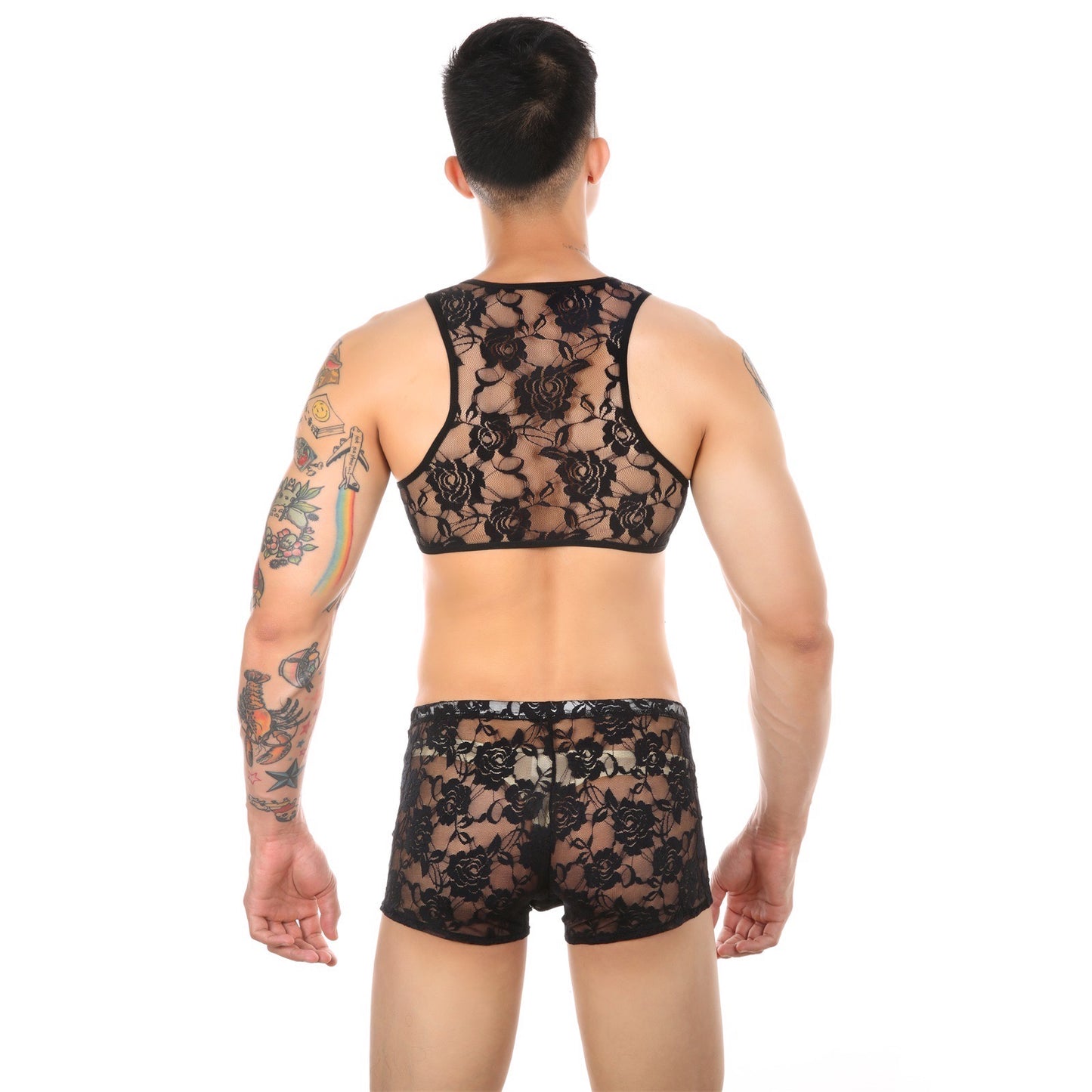 MEN’S FEMBOY CROSSDRESSER  LACE LINGERIE PACK
