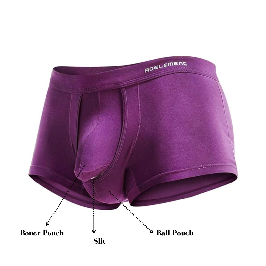 MEN’S KANGAROO DUAL POUCH BOXER BRIEFS