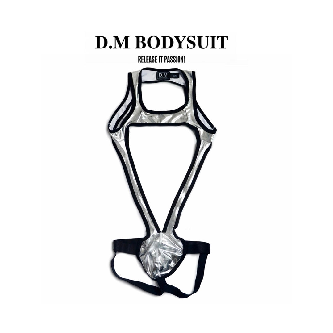 DM MEN’S OPEN-BUTT SHINY BODYSUIT