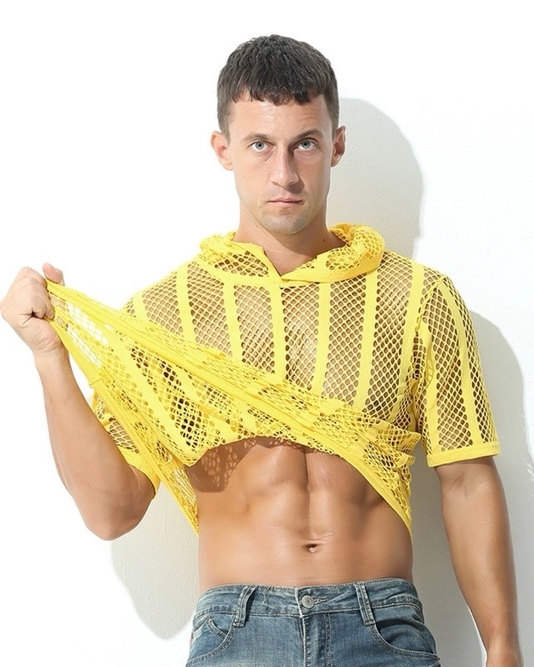 FKZ MEN’S FISHNET MESH HOODIES