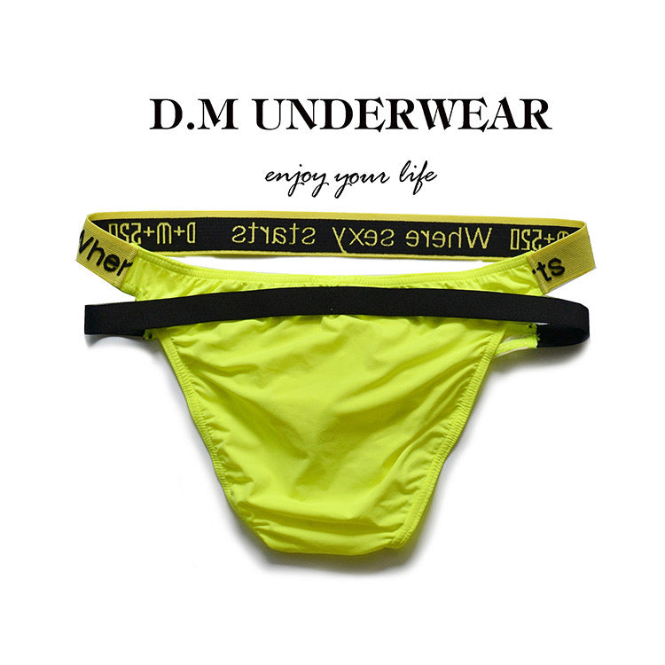 DM MEN’S DOUBLE STRAPPED MESH BRIEFS