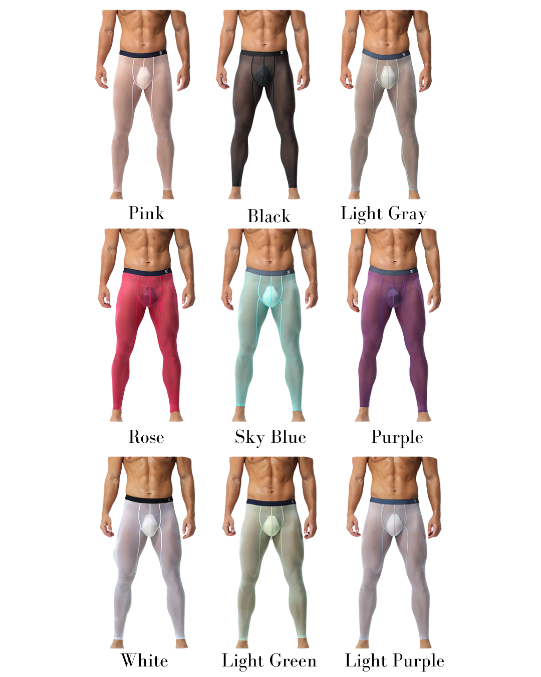 MEN’S ULTRA-THIN ICE SILK SPORTS TIGHTS
