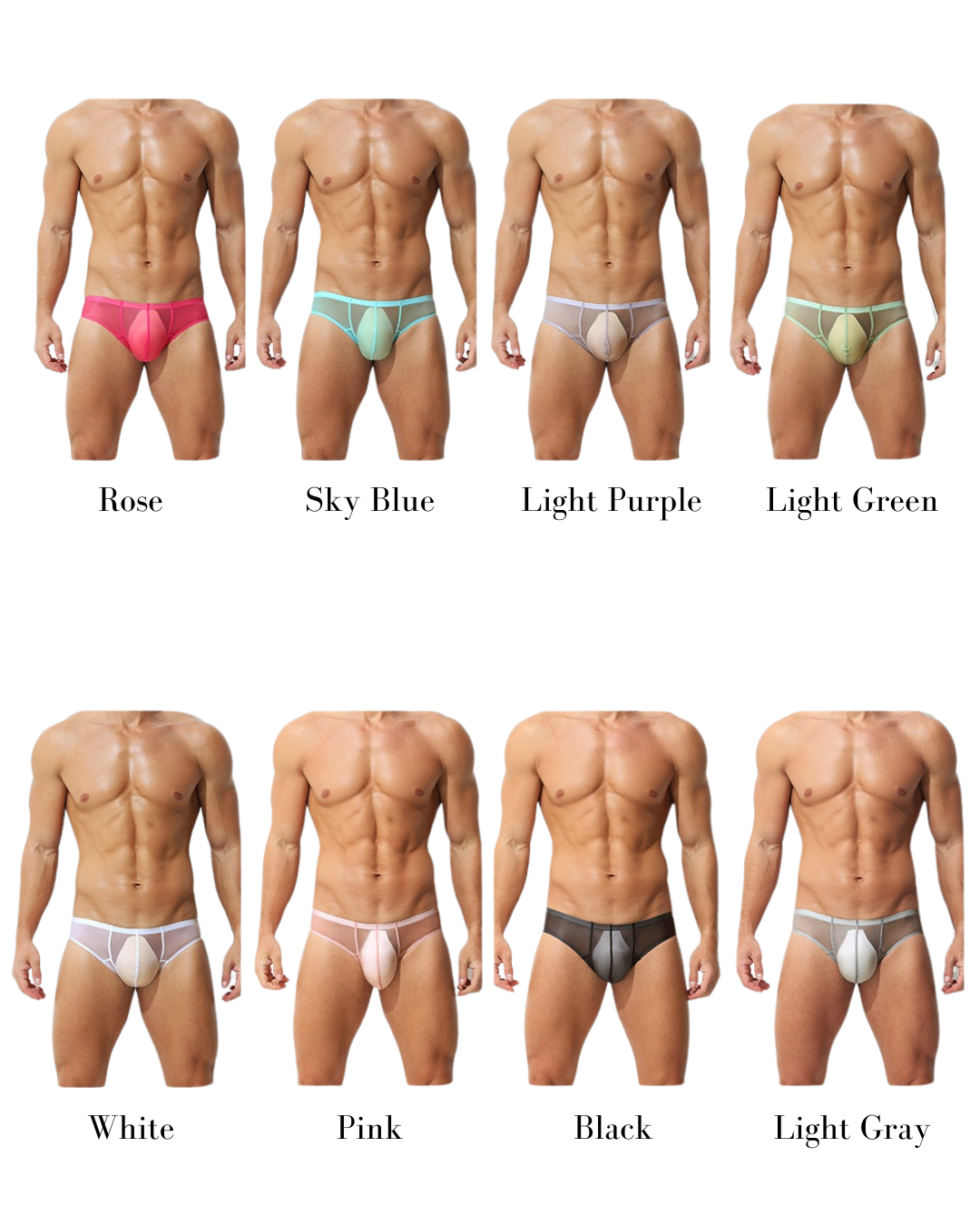 MEN’S ULTRA-THIN ICE SILk T-BACK BRIEFS