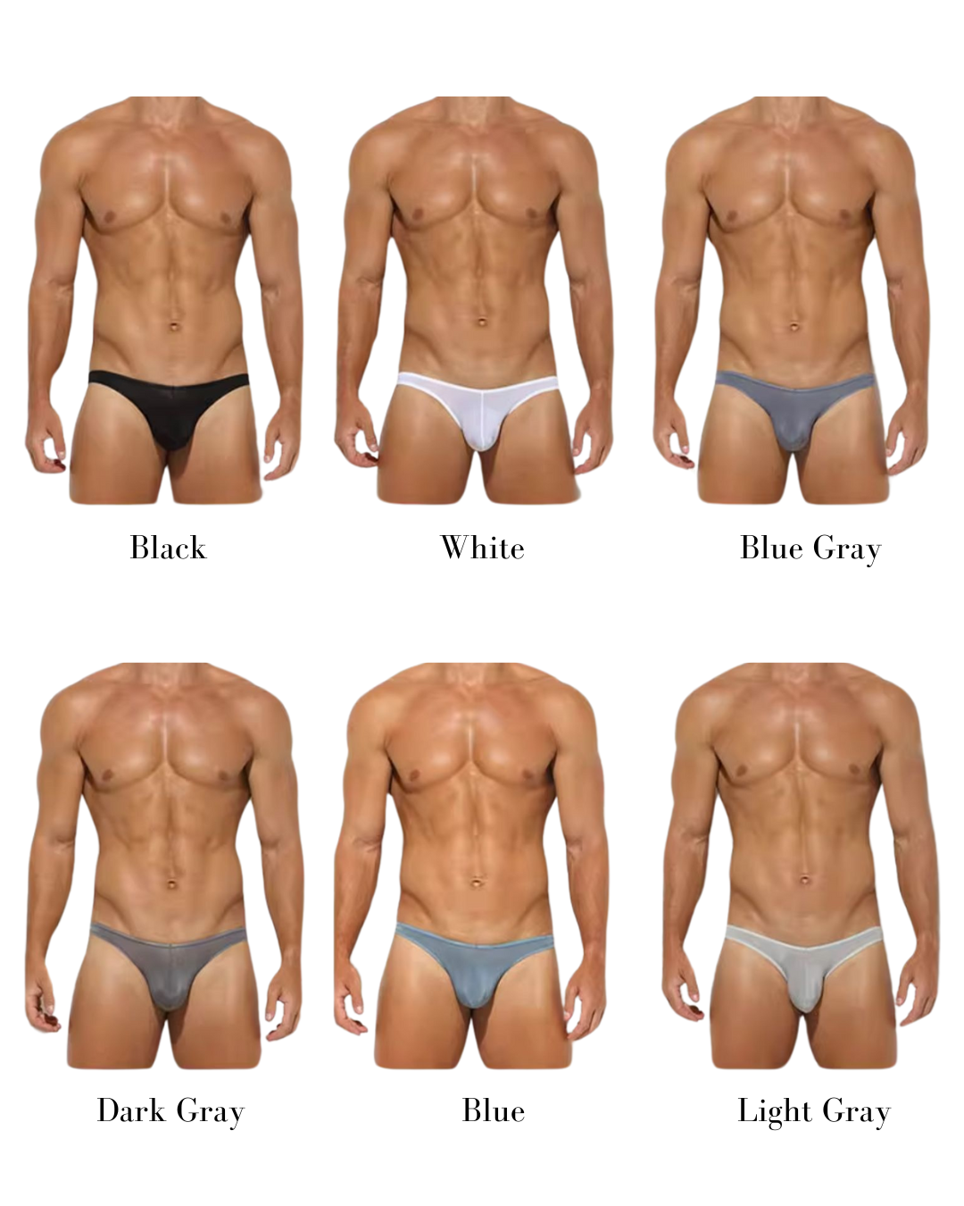 MEN’S ULTRA-THIN ICE SILk THONG BRIEFS